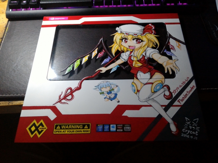 PC改裝X東方Project！紅魔彩繪痛PC主機完工>w<