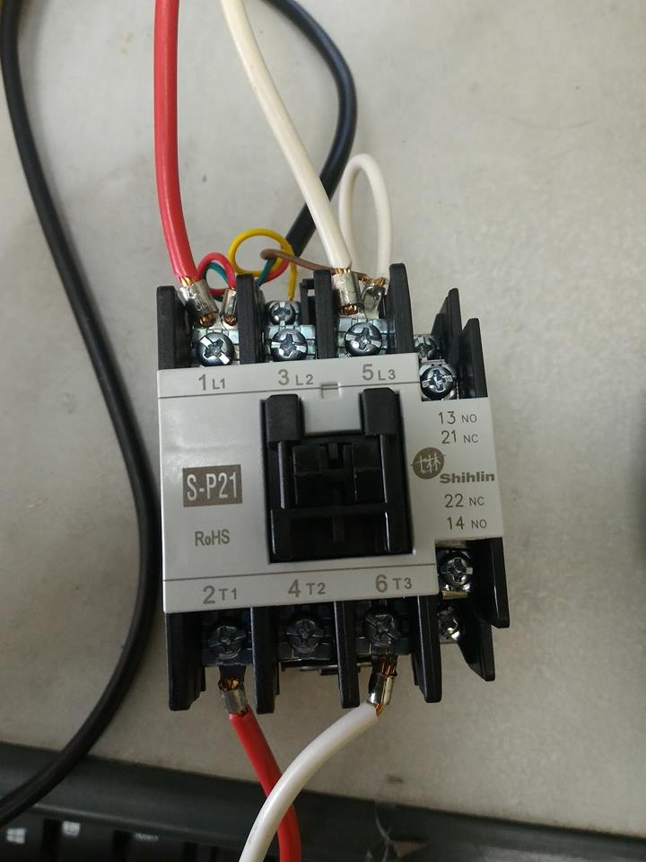 電磁接觸器加遙控器接線問題求助