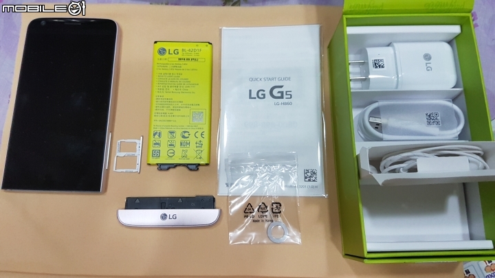 LG G5 第一砲熱騰騰取貨了