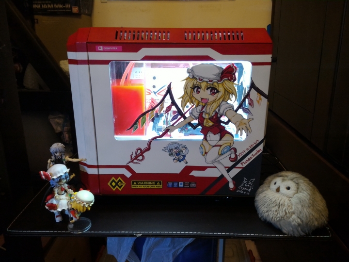 PC改裝X東方Project！紅魔彩繪痛PC主機完工>w<