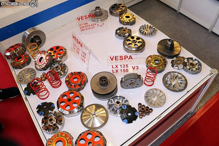 [台北機車展]金力順 速可達傳動組全品項備齊展出