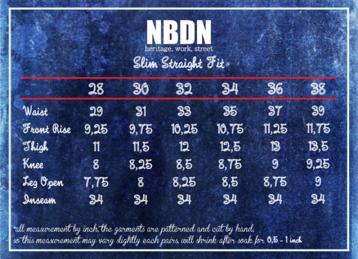 【全台首開】手工重磅破斜紋印尼牛Nobrandedon THW501XX 19oz