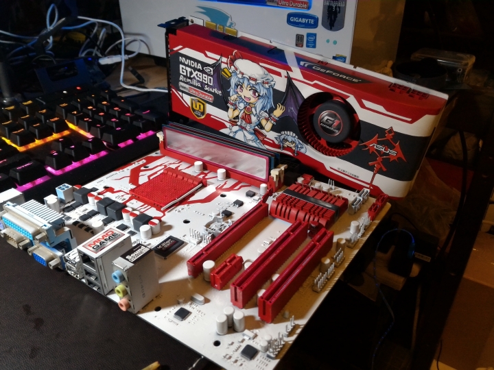PC改裝X東方Project！紅魔彩繪痛PC主機完工>w<