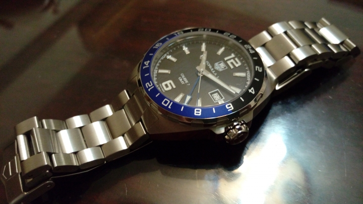 [開箱]Tag Heuer豪雅錶FORMULA 1 Calibre 7 GMT
