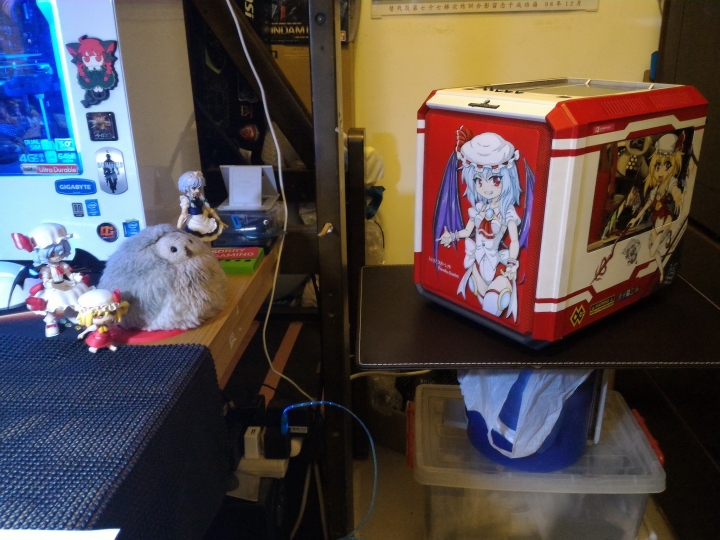 PC改裝X東方Project！紅魔彩繪痛PC主機完工>w<