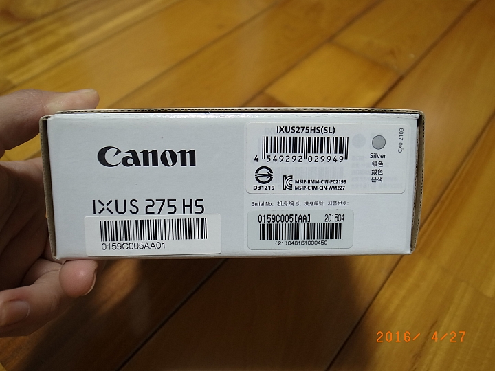 回味一下  小DC  隨身數位相機 Canon IXUS 275 HS