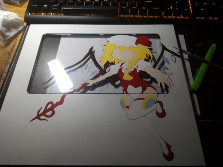 PC改裝X東方Project！紅魔彩繪痛PC主機完工>w<