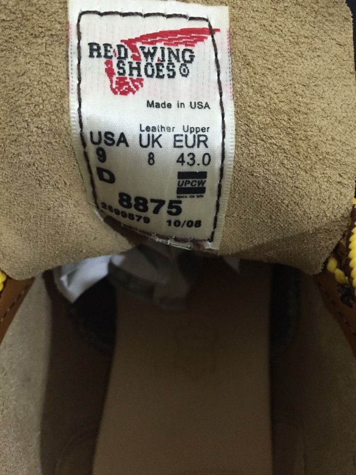 red wing 8875正仿