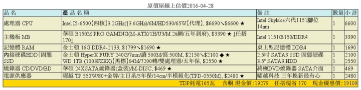 新手自組電腦求健檢