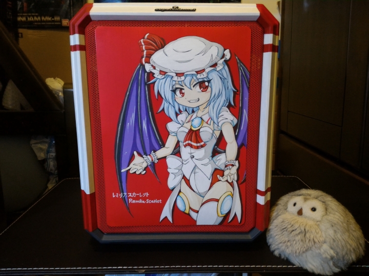 PC改裝X東方Project！紅魔彩繪痛PC主機完工>w<