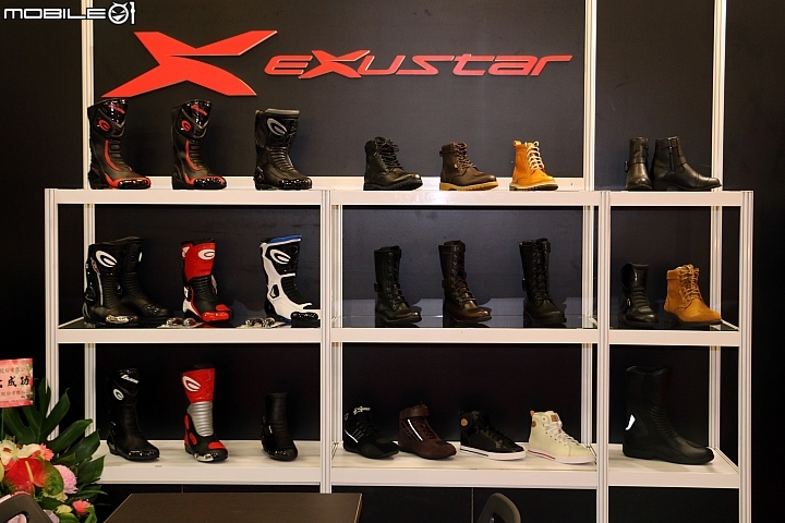 [台北機車展]Exustar 晶銳國際 人身部品全品展示