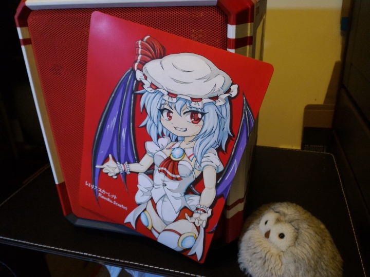 PC改裝X東方Project！紅魔彩繪痛PC主機完工>w<