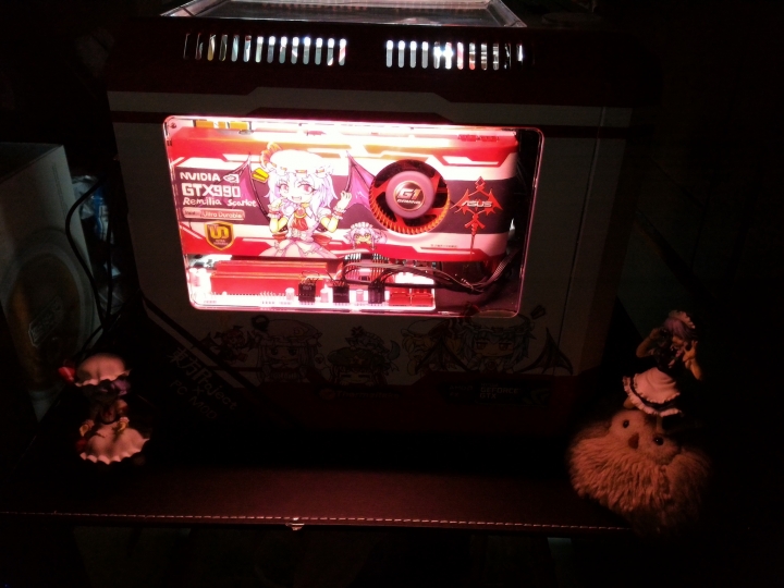 PC改裝X東方Project！紅魔彩繪痛PC主機完工>w<