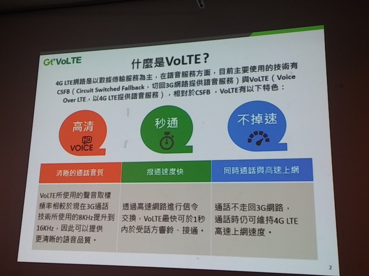 亞太電信Gt VoLTE體驗會--高清、秒通、不掉速