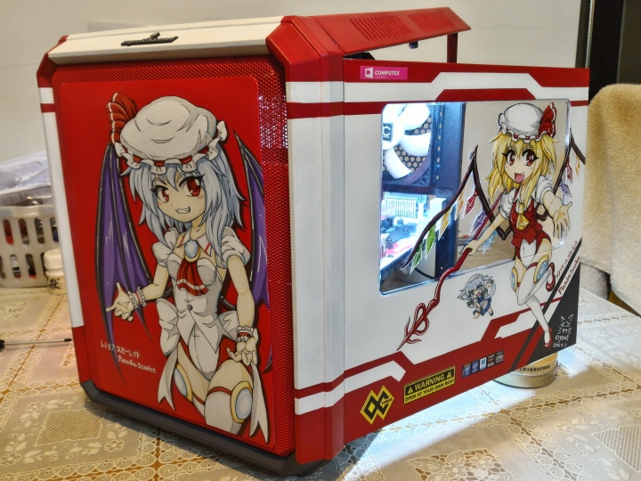 PC改裝X東方Project！紅魔彩繪痛PC主機完工>w<