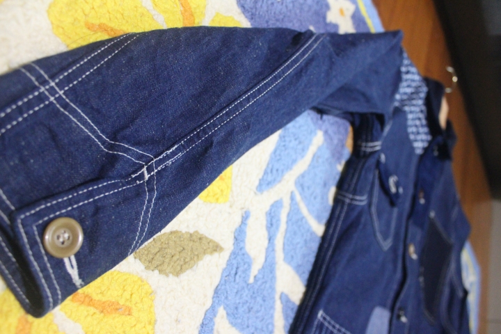 [東拼西湊] FDMTL PATCHWORK COVERALL RINSE 拼接工作服
