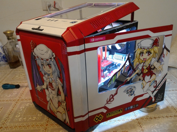 PC改裝X東方Project！紅魔彩繪痛PC主機完工>w<