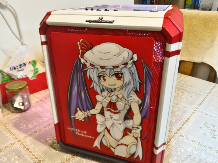 PC改裝X東方Project！紅魔彩繪痛PC主機完工>w<