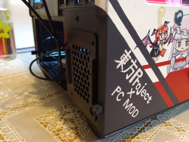 PC改裝X東方Project！紅魔彩繪痛PC主機完工>w<