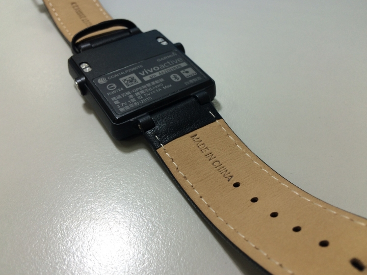 vivoactive 黑色皮革錶帶簡單分享