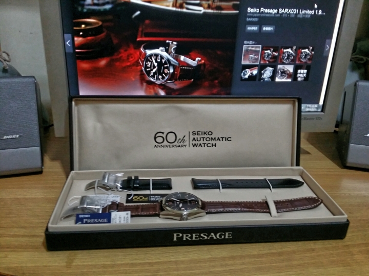 Seiko Presage SARX031 Limited Edition 簡單開箱!!