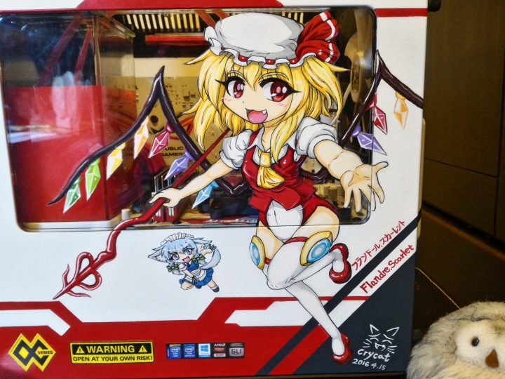 PC改裝X東方Project！紅魔彩繪痛PC主機完工>w<