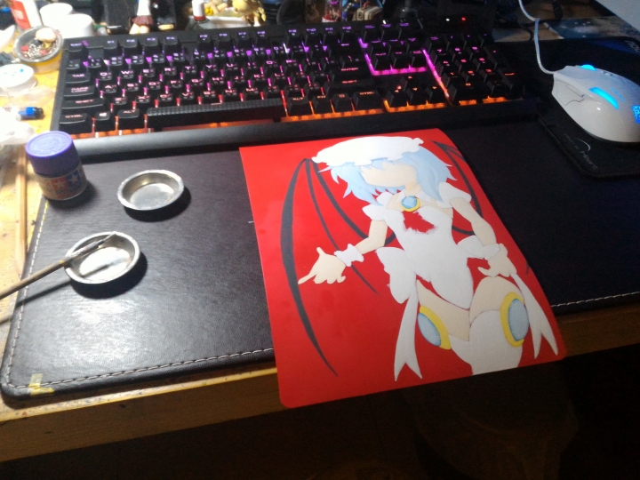 PC改裝X東方Project！紅魔彩繪痛PC主機完工>w<