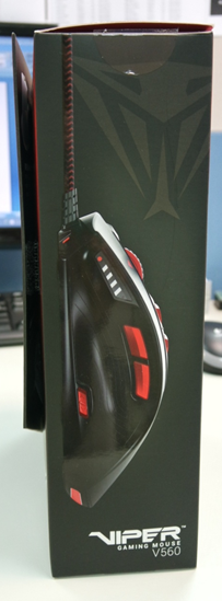 美商博帝 PATRIOT 絕地戰蛇Viper V560雷射電競滑鼠 強大功能 高解析度