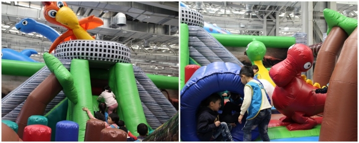 【親子/捷運圓山站】全台最大室內氣墊主題樂園好好玩