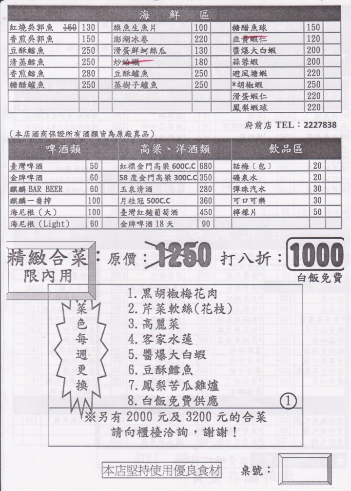 [台南][中西區] 沙卡里巴 復古風百元熱炒餐廳