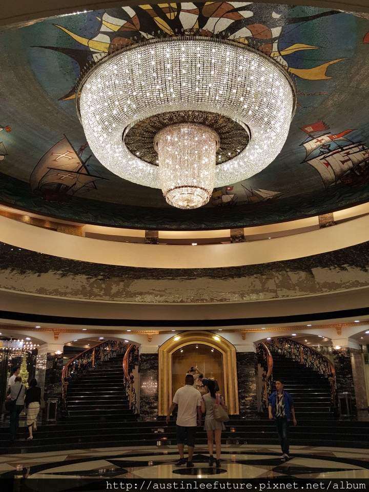 澳門豪華自由行28永利酒店水舞，葡京、新葡京及澳門美麗夜景