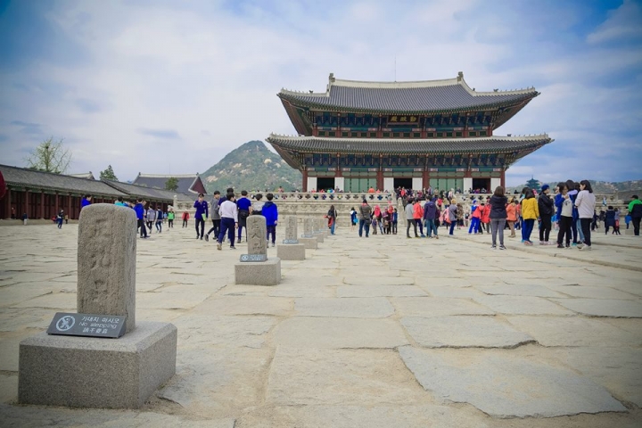 韓國首爾景福宮 王宮門將光化門守衛交接儀式影片 경복궁