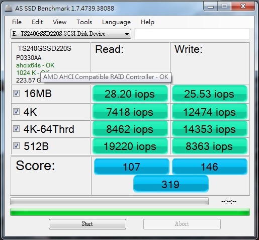 創見SSD220S系列 240G開箱測試