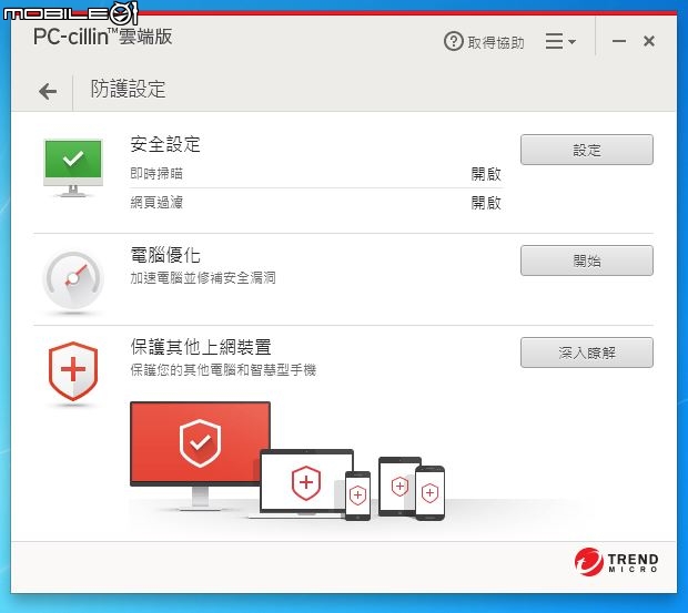 Pc-cillin 給你全方位的防護