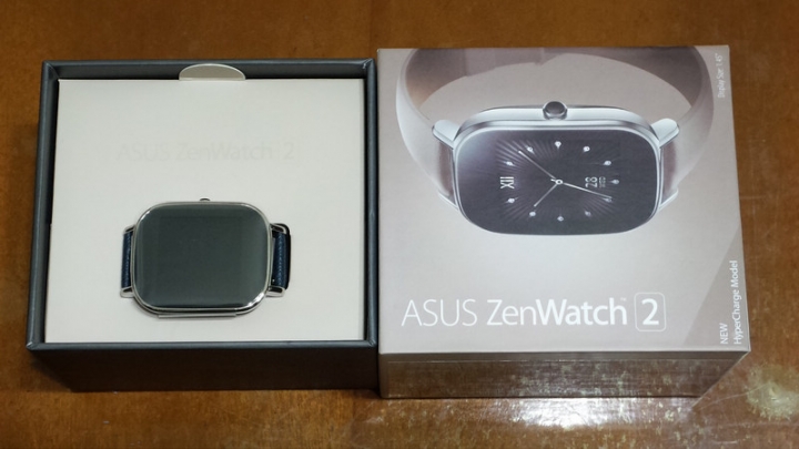有快充及悠遊卡錶帶的ASUS Zenwatch 2小錶板開箱