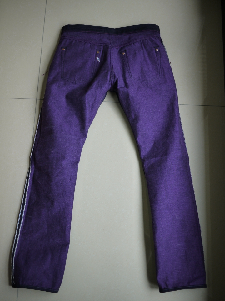 Pure Blue Japan P.B.J XX-014 PURPLE FACE -TAPERED SLIM 紫染