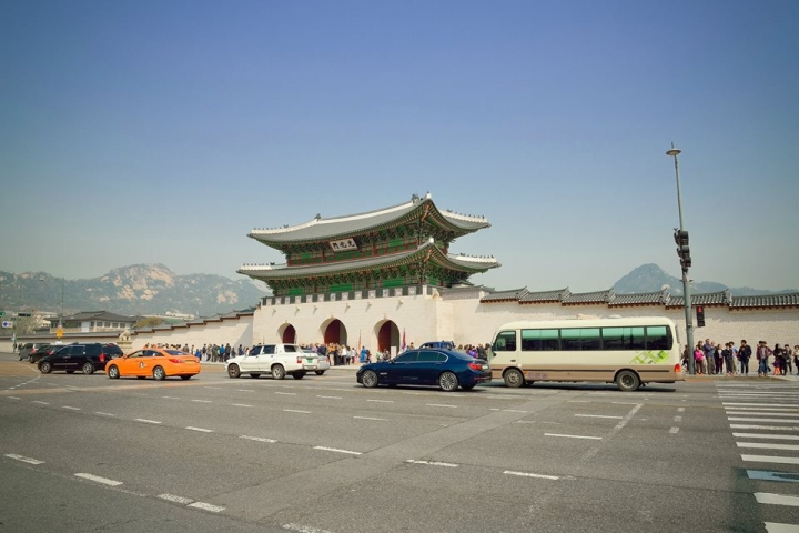 韓國首爾景福宮 王宮門將光化門守衛交接儀式影片 경복궁