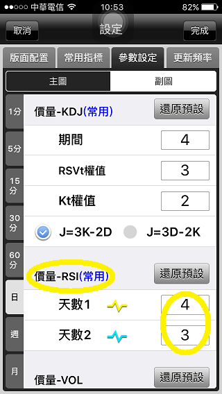 技術分析看法分享-APP設定