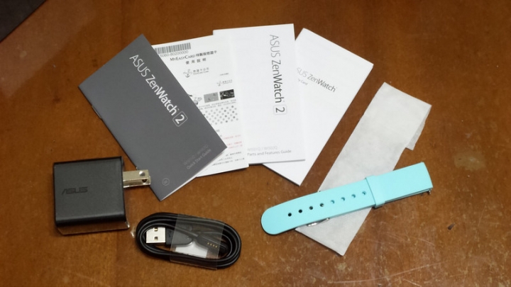 有快充及悠遊卡錶帶的ASUS Zenwatch 2小錶板開箱