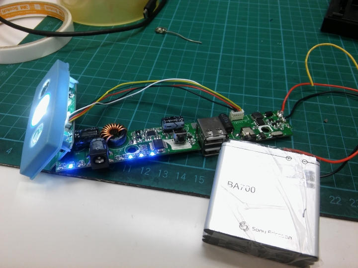 舊手機電池變成行動電源