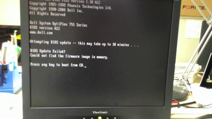 關於dell optiplex 755 更新bios問題