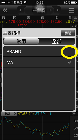 技術分析看法分享-APP設定