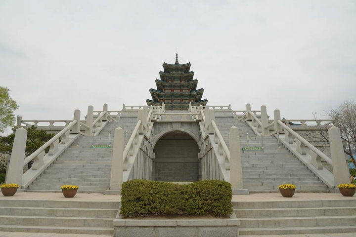 韓國首爾景福宮 王宮門將光化門守衛交接儀式影片 경복궁