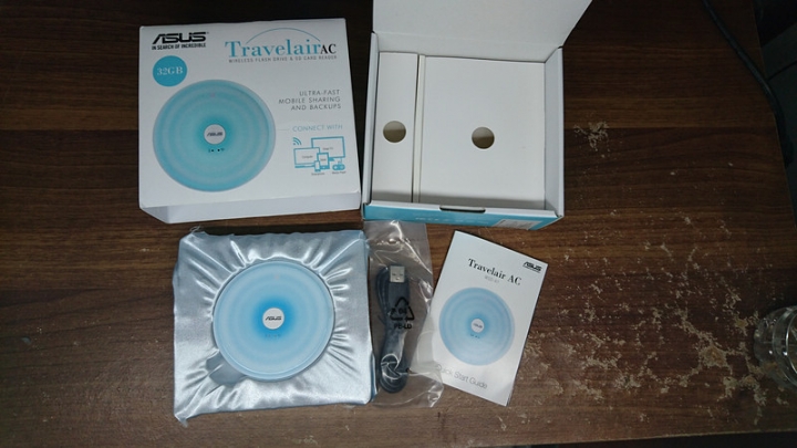 攜帶方便的無線隨身碟ASUS Travelair AC簡單開箱