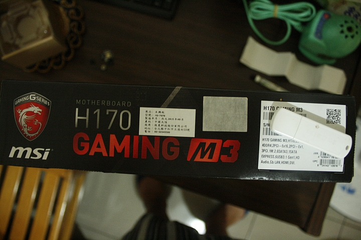 Intel I5-6400 + H170 GAMING M3 + HyperX FURY DDR4-2400 8G 半新電腦  開箱