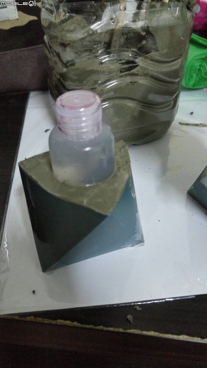 【DIY】水泥盆栽