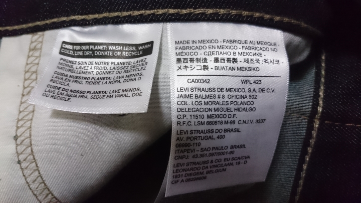 請問我這兩件Levis牛仔褲真偽，有可能買到假貨嗎? (已解決)