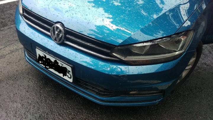 touran被撞