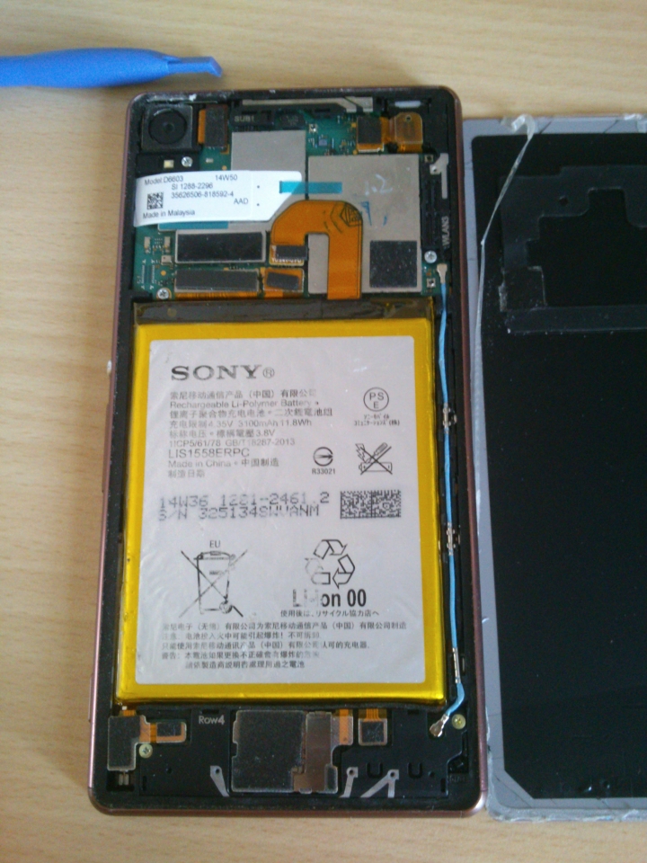 Xperia z3 更換電池