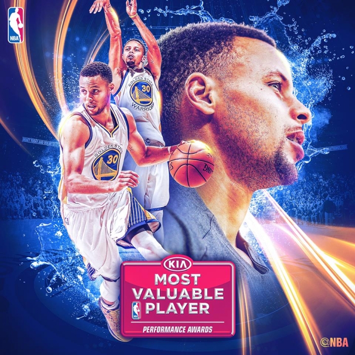 S.Curry沒意外的蟬聯年度MVP